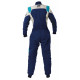 Combinezoane Costum de curse FIA OMP FIRST EVO ELLE my2025 bleumarin/tiffany | race-shop.ro