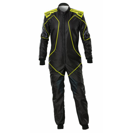 Combinezoane Costum de curse CIK-FIA OMP KS-3X ART STYLE2 negru/galben fluo | race-shop.ro
