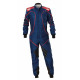 Combinezon de karting pentru copii cu omologare CIK-FIA OMP KS-3X ART STYLE2, albastru/roșu