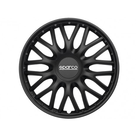 Bazár Capace roți SPARCO ROMA - 16" (negru) DETERIORAT | race-shop.ro