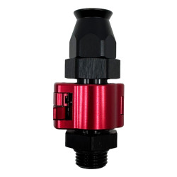 Fiting PTFE Snap-on AN6 drept - Negru