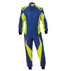 Costum FIA OMP Technology EVO albastru/galben