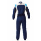 Combinezoane Costum de curse FIA OMP FIRST EVO my2025 bleumarin/cian | race-shop.ro