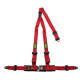 Centuri de siguranță și accesorii Centuri de siguranță sport în 3 puncte ECE OMP STRADA 3, roșu | race-shop.ro