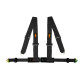 Centuri de siguranță și accesorii Centuri de siguranta in 4 puncte OMP RACING 4M ECE 16-08, negre | race-shop.ro