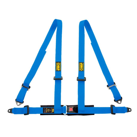 Centuri de siguranță și accesorii Centuri de siguranță în 4 puncte OMP ROAD 4 Ham 16-08, albastru | race-shop.ro