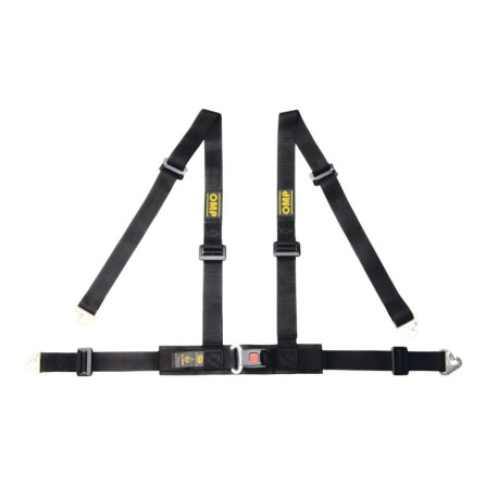 Centuri de siguranță și accesorii Centuri de siguranță în 4 puncte OMP ROAD 4M Ham 16-08, negru | race-shop.ro