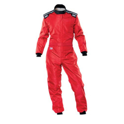 Combinezon de karting pentru copii cu omologare CIK-FIA OMP KS-4, roșu