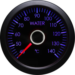 Ceas indicator RACES VW Series - temperatură apă - rosu/albastru