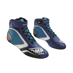 Încălțăminte de karting OMP KS-1, bleumarin/cyan