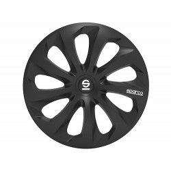 Capace roți SPARCO SICILIA - 16" (negru) DETERIORAT