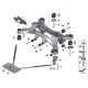 M3 E90/E92/E93 Bucșe din poliuretan IRP 90SH pentru subcadrul spate BMW E8x E9x (not M models) | race-shop.ro