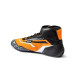 Încălțăminte Pantofi de karting Sparco K-Rock 2025 negru/portocaliu fluo | race-shop.ro