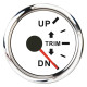RACES Marine Ceas indicator RACES Marine WHITE - Indicator de înclinare a motorului (Trim meter) | race-shop.ro
