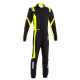 Costum de curse SPARCO THUNDER K48 ADV cu FIA, negru/galben fluo