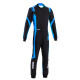 Costum de curse SPARCO THUNDER K48 ADV cu FIA, negru/albastru
