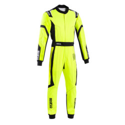Combinezon de karting pentru copii cu omologare CIK-FIA SPARCO THUNDER K48 ADV, fluo/galben/negru
