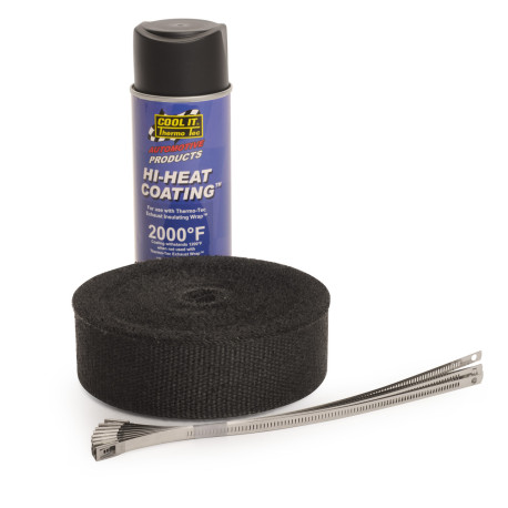 Spray impregnate Thermotec set: bandă termoizolantă, spray impregnant, coliere inox | race-shop.ro