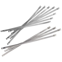 coliere inox Thermotec pentru bandă termoizolantă, 12 buc, lungime 230mm