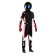 Combinezoane Costum de curse pentru copii SPARCO Kerb Advanced K48 cu FIA, negru/roșu | race-shop.ro