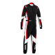 Combinezoane Costum de curse pentru copii SPARCO Kerb Advanced K48 cu FIA, negru/roșu | race-shop.ro