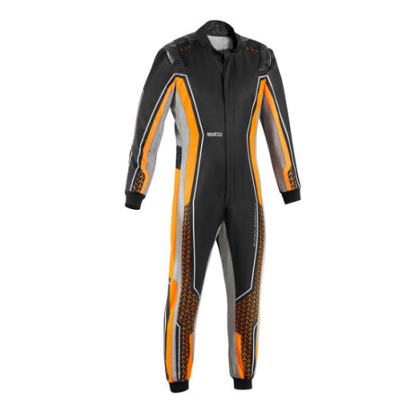 Combinezoane Costum de curse SPARCO SUPERLEGGERA-K cu FIA, negru/portocaliu fluo | race-shop.ro
