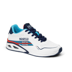 Pantofi Sparco Martini Racing S-Light, alb/albastru marin