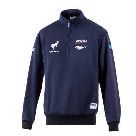 Geci și hanorace Sparco Ford Performance Half Zip Sweatshirt, albastru | race-shop.ro