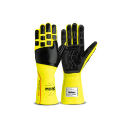 FIA MOMO PITSTOP PRO mechanic gloves, yellow
