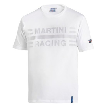 Tricouri Tricou Sparco Martini Racing Big Logo, alb | race-shop.ro