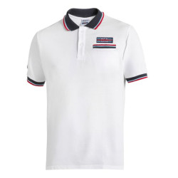 Tricou polo Spacro Martini Racing Pocket, alb