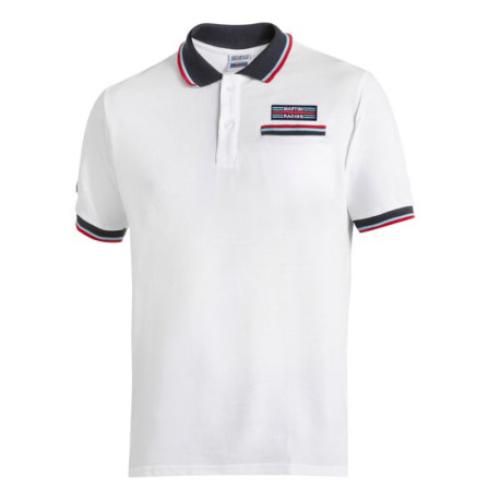 Tricouri Tricou polo Spacro Martini Racing Pocket, alb | race-shop.ro