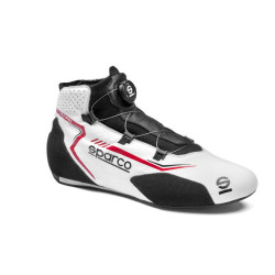 Pantofi Sparco RAPID 2025 cu FIA, alb/negru