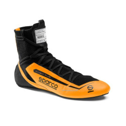 Pantofi Sparco X-Light Plus cu FIA, portocaliu fluo/negru