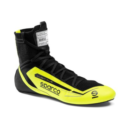 Încălțăminte Pantofi Sparco X-Light Plus cu FIA, galben fluo / negru | race-shop.ro
