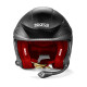 Căști deschise Casca Sparco FLUX RJ-I Carbon cu FIA, roșu | race-shop.ro