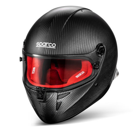 Căști inchise Cască Sparco STEALTH RF CARBON cu FIA, roșu | race-shop.ro