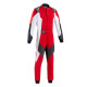 Costum de curse FIA Sparco R580 X-Light Full Efficiency, roșu/alb