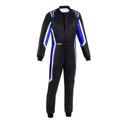 Combinezon cu omologare FIA SPARCO SPRINT PRO 2025, negru/albastru