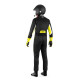Combinezoane FIA race suit Sparco SPRINT PRO 2025, negru/galben fluo | race-shop.ro