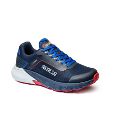 Pantofi de siguranță Sparco S-Park SEPANG, albastru marin/roșu