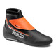 Pantofi de curse Sparco K-PRIME cu FIA, negru/portocaliu fluo