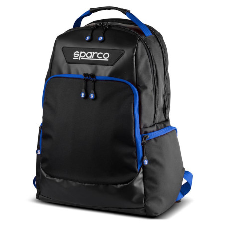 Genți, rucsac și portofele Rucsac SPARCO Superstage, negru/albastru | race-shop.ro