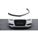 Body kit și tuning vizual MAXTON DESIGN prelungire bară față pentru Audi A3 Sedan 8V, negru lucios, V2 | race-shop.ro