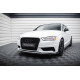 Body kit și tuning vizual MAXTON DESIGN prelungire bară față pentru Audi A3 Sedan 8V, negru lucios, V2 | race-shop.ro