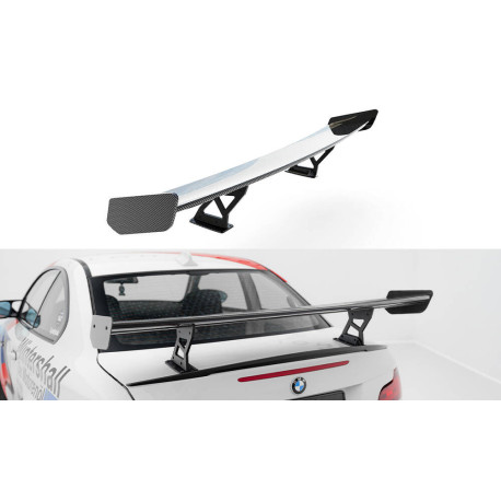 Body kit și tuning vizual Spoiler din carbon cu suporturi interioare V2 BMW 1 M E82 | race-shop.ro