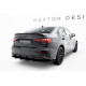 Body kit și tuning vizual MAXTON DESIGN difuzor bară spate pentru Audi A3 Sedan 8Y, negru-roșu | race-shop.ro