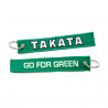 Kľúčenka Takata go for green zelená