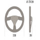 Volane sport Volan sport 3 spițe Sparco R383 CHAMPION, 330mm piele, 39mm | race-shop.ro