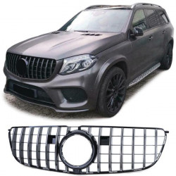 Grilă sport negru-lucios cromat pentru Mercedes GLS X166 15-19 DETERIORAT